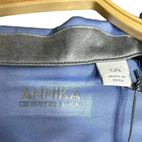 Polo golf shirt,activewear,women Blue two tone,fitted,quality,activewear,sporty - Picture 7 of 11